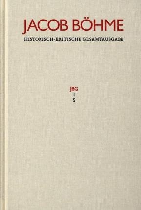 Cover for Böhme · Histor.-Krit.Ges.1/5 (Bok) (2020)