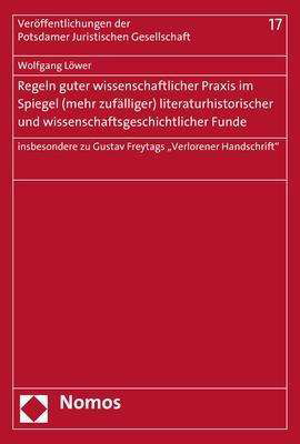 Cover for Löwer · Regeln guter wissenschaftlicher P (Book) (2017)