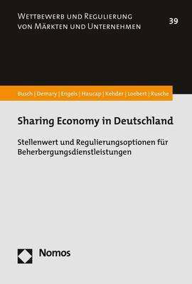 Cover for Busch · Sharing Economy in Deutschland (Book) (2019)