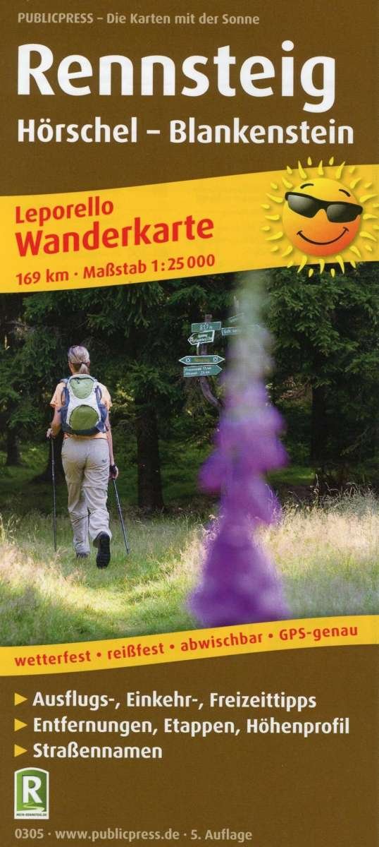 Cover for Publicpress · PublicPress Wanderk. Rennsteig (Bog)
