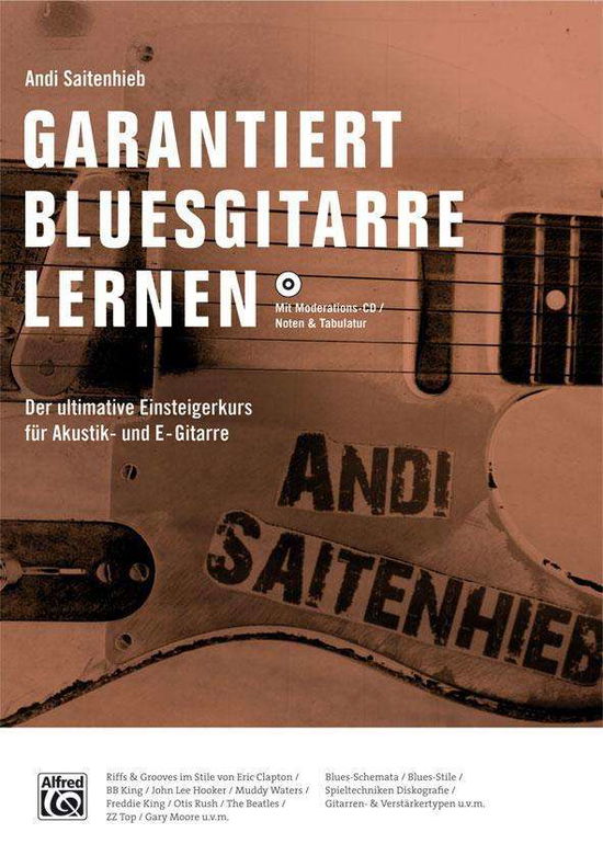 Cover for Saitenhieb · Garant.Bluesgit.lern.,m.CD-R (Book) (2021)