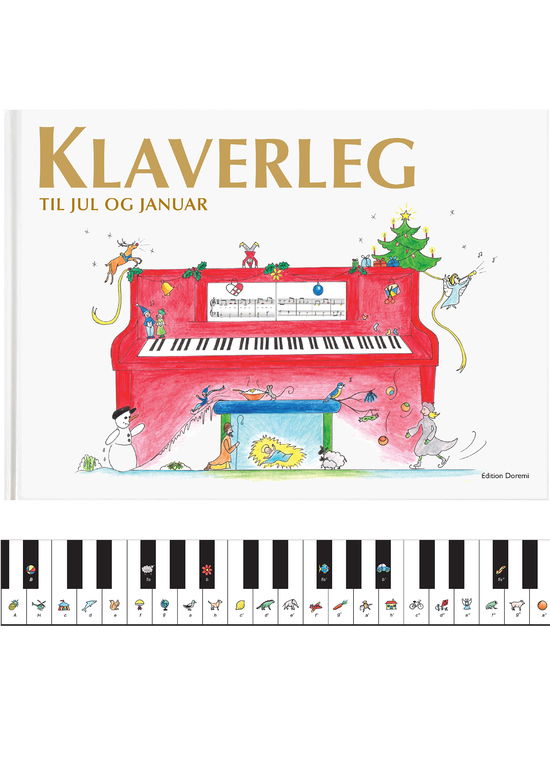 Cover for Pernille Holm Kofod · Klaverleg: Klaverleg til jul og januar (Hardcover bog) [2. udgave] (2015)