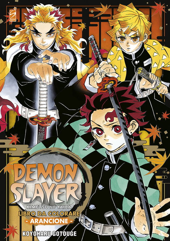 Cover for Demon Slayer Libro da Colorare · Demon Slayer Libro da Colorare #03 Arancione (Book)