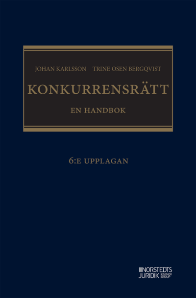 Cover for Johan Karlsson · Konkurrensrätt : En handbok (Inbunden Bok) (2021)