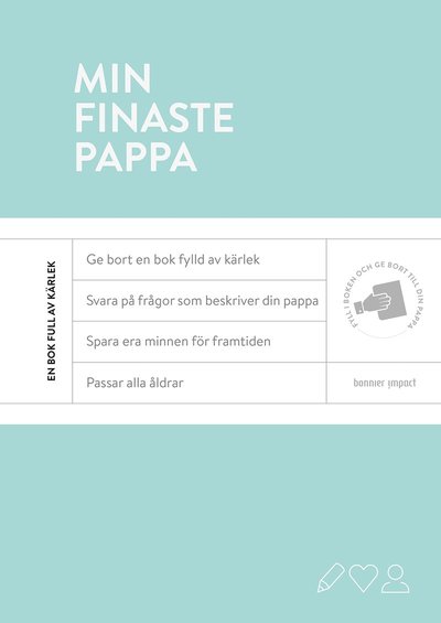 Cover for Alexandra Reinwarth · Min finaste pappa (Bound Book) (2018)