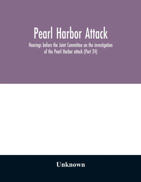 Cover for Pearl Harbor attack (Paperback Book) (2020)