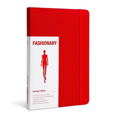 Fashionary Red Womens Sketchbook A5 - Fashionary - Książki - Fashionary International Limited - 9789881655059 - 8 stycznia 2012