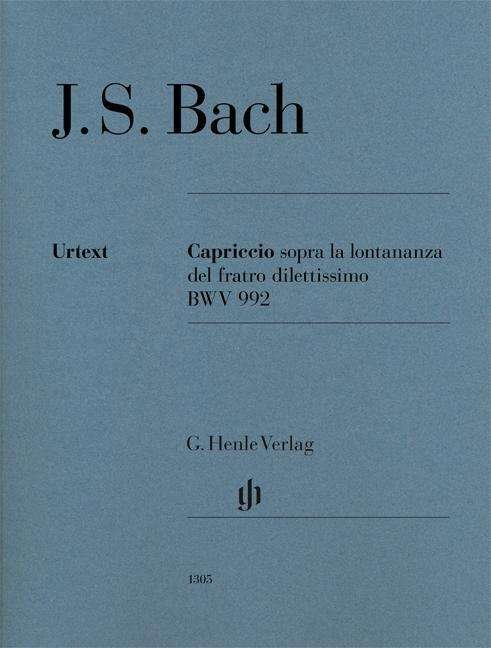 Cover for Bach · Bach:capriccio Sopra La Lontananza Del (Book)