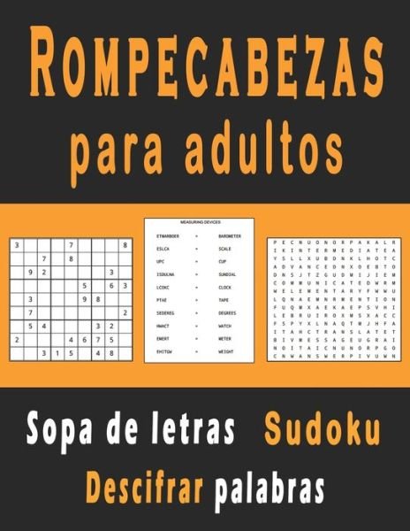 Cover for Bk Rompecabezas · Rompecabezas para adultos (Paperback Bog) (2020)