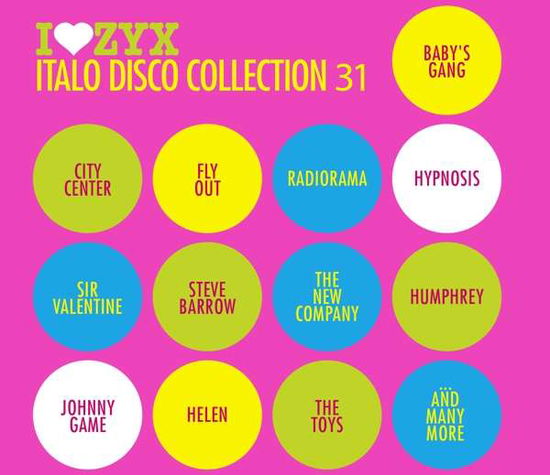 Cover for Zyx Italo Disco Collection 31 (CD) (2021)