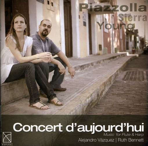 Cover for Piazzolla / Lacerda / D'hartcourt / Vazquez · Concert D'aujourd'hui: Music for Flute &amp; Harp (CD) (2012)