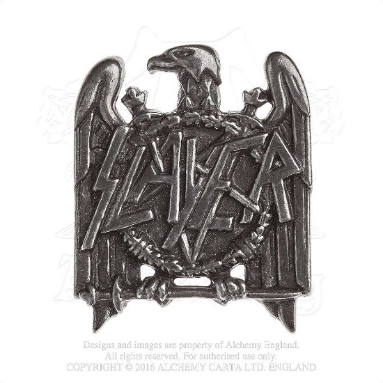 Slayer Eagle Pin Badge - Slayer - Produtos - SLAYER - 0664427045060 - 7 de outubro de 2019