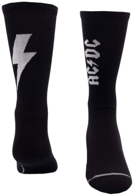 AC/DC · AC/DC Lightning Strikes Crew Socks - Large (TØJ) (2024)