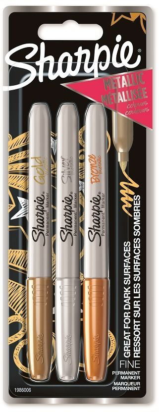 Cover for Newell Brands · Sharpie Metallic Marker Permanent F 3 Stk Gold,Sil (Zubehör) (2024)