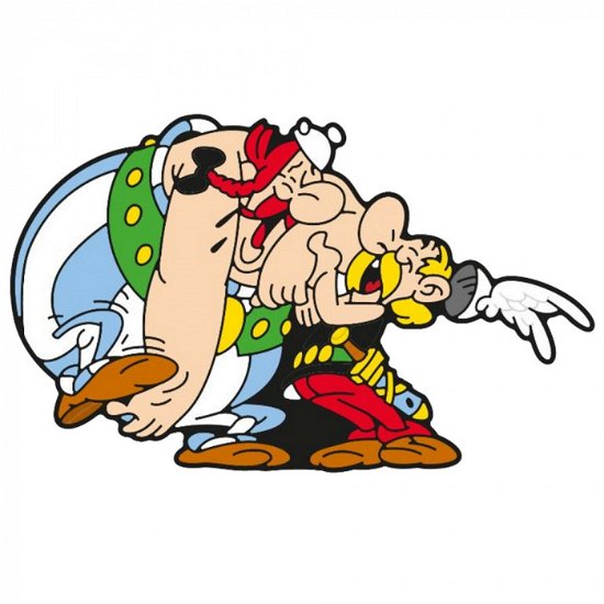 Asterix Magnet Asterix & Obelix Laughing 6 cm -  - Merchandise - Plastoy - 3521320550060 - 25. april 2024