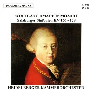 Cover for Mozart / Heidelberger · Salzburger Sinfonien (CD) (2012)