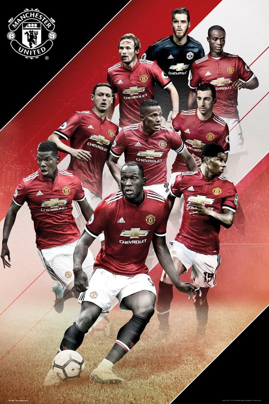 Manchester United: Players 17/18 (Poster Maxi 61x91,5 Cm) - Manchester United - Merchandise -  - 5028486393060 - 