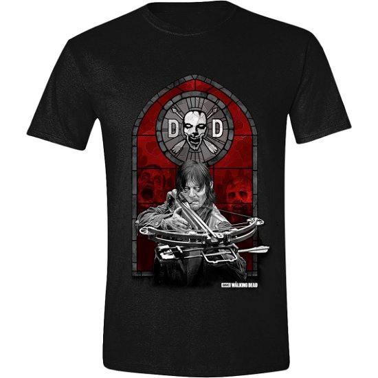 Walking Dead (The): Dixon Stained Glass (T-Shirt Unisex Tg. XL) - The Walking Dead - Andet -  - 5055139303060 - 