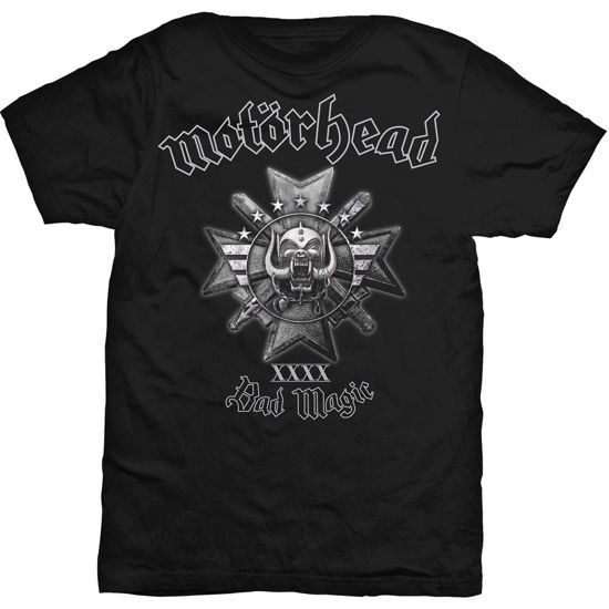 Motorhead Unisex T-Shirt: Bad Magic - Motörhead - Produtos - ROFF - 5055979910060 - 29 de setembro de 2015