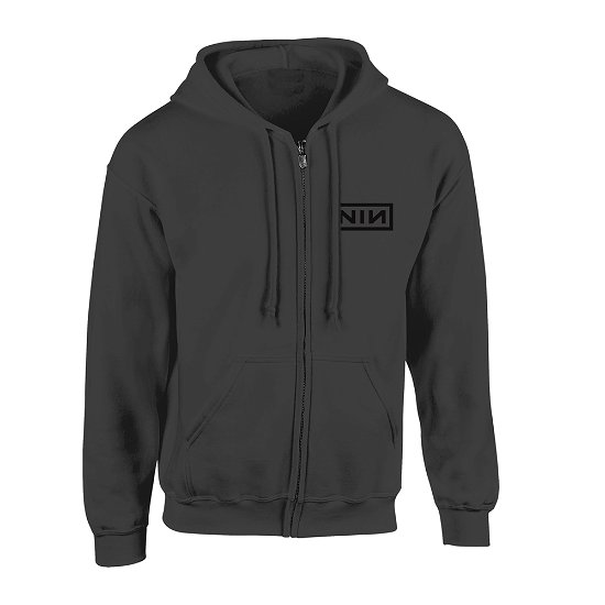 Cover for Nine Inch Nails · Classic Black Logo (Hoodie) [size M] [Grey edition] (2018)