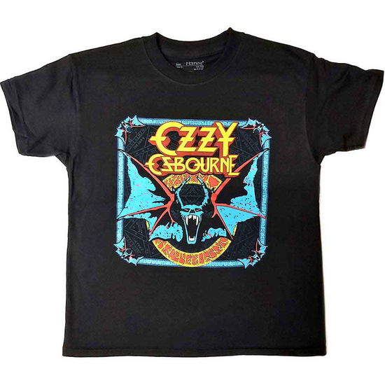 Cover for Ozzy Osbourne · Ozzy Osbourne Kids T-Shirt: Speak of the Devil (9-10 Years) (T-shirt) [size 9-10yrs] [Black - Kids edition]