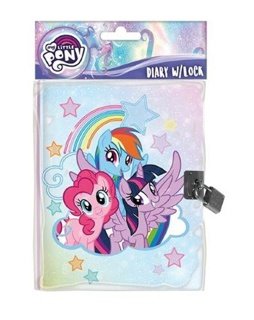 Cover for Kids Licensing · My Little Pony dagbog m/lås (ACCESSORY) (2023)