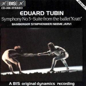 Cover for Tubin / Jarvi / Bambergh So · Symphony 5 / Suite from &quot;Kratt&quot; Ballet (CD) (1994)