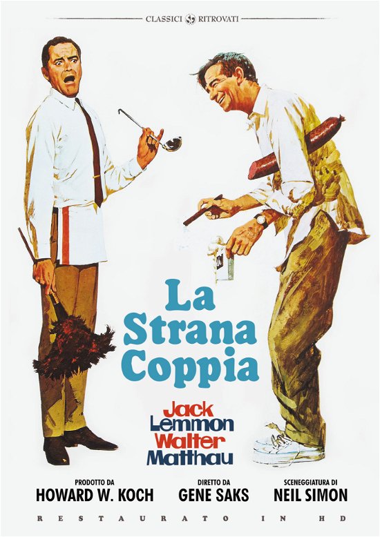 Cover for Herb Edelman John Fiedler Neal Hefti Jack Lemmon W · Strana Coppia (La) (Restaurato In Hd) (DVD) (2022)