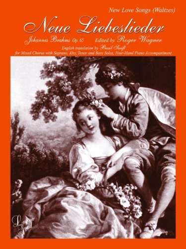 Cover for Johannes Brahms · Neue Liebeslieder Walzer, Op. 65: Mixed Chorus with Soprano, Alto, Tenor &amp; Bass Solos, 4-hand Piano Accompaniment, Lawson-gould Edition (Pocketbok) (1999)