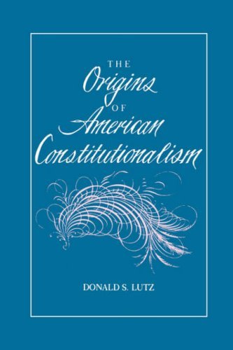 Cover for Donald S. Lutz · The Origins of American Constitutionalism (Pocketbok) (1988)