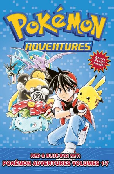 Cover for Hidenori Kusaka · Pokemon Adventures Red &amp; Blue Box Set (Set Includes Vols. 1-7) - Pokemon Manga Box Sets (Paperback Bog) (2014)