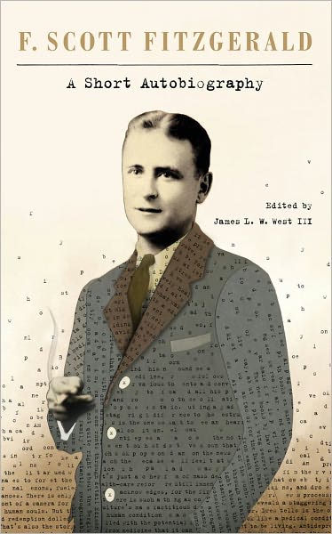 Cover for F Scott Fitzgerald · A Short Autobiography (Paperback Book) (2011)