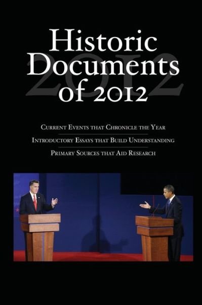 Cover for Cq Press · Historic Documents of 2012 (Innbunden bok) [Revised Ed. edition] (2013)