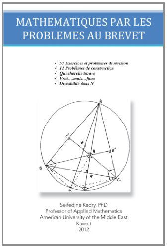 Cover for Seifedine Kadry · Mathematiques Par Les Problemes Au Brevet (Paperback Book) [French edition] (2012)