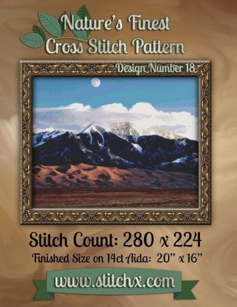 Nature's Finest Cross Stitch Pattern: Design Number 18 - Nature Cross Stitch - Livros - Createspace - 9781502558060 - 30 de setembro de 2014