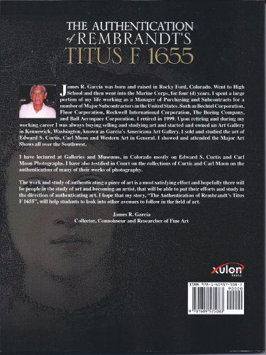 Cover for James R. Garcia · The Authentication of Rembrandt's Titus F 1655 (Hardcover Book) (2010)