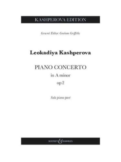 Cover for Piano Concerto in A minor: op. 2. piano and orchestra. Solo part. (Sheet music) (2024)