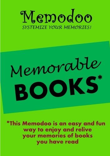 Memodoo Memorable Books - Memodoo - Books - Confetti Publishing - 9781939235060 - November 7, 2012
