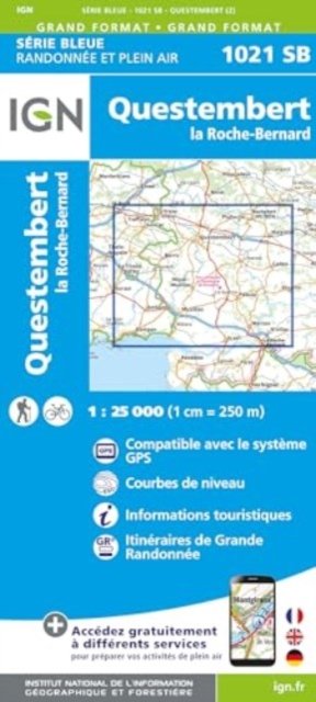 Cover for Questembert / La Roche-Bernard - Serie Bleue (Landkarten) (2024)