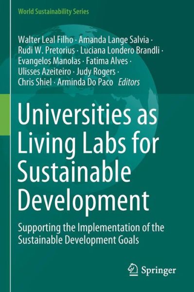 Cover for Walter Leal Filho · Universities as Living Labs for Sustainable Development (Pocketbok) (2019)