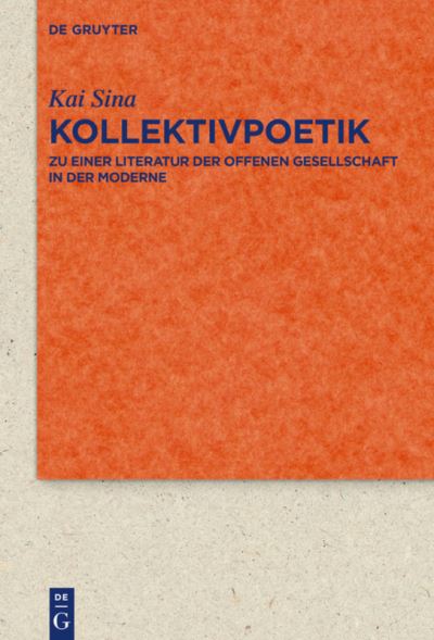 Cover for Sina · Kollektivpoetik (Book) (2019)