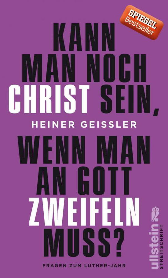 Cover for Geißler · Kann man noch Christ sein, wenn (Book)