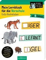 Mein Lernblock für die Vorschule - Erste Buchstaben - Hannah Lang - Livros - Ars Edition GmbH - 9783845844060 - 30 de junho de 2021