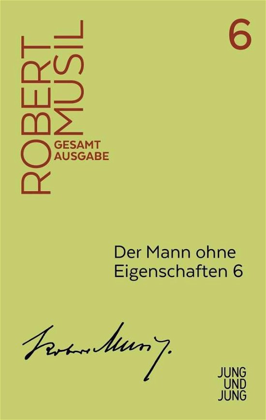 Cover for Musil · Der Mann ohne Eigenschaften.6 (Bok)
