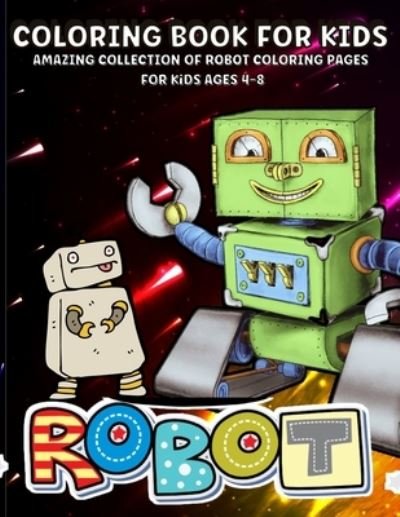 Cover for Margaret Cashien Barry · Robots Coloring Book (Paperback Book) (2021)