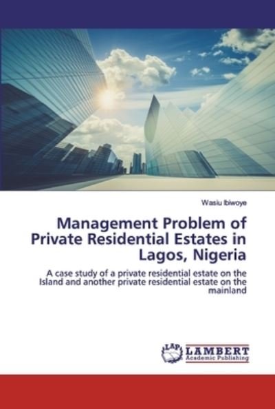 Cover for Ibiwoye · Management Problem of Private R (Book) (2020)