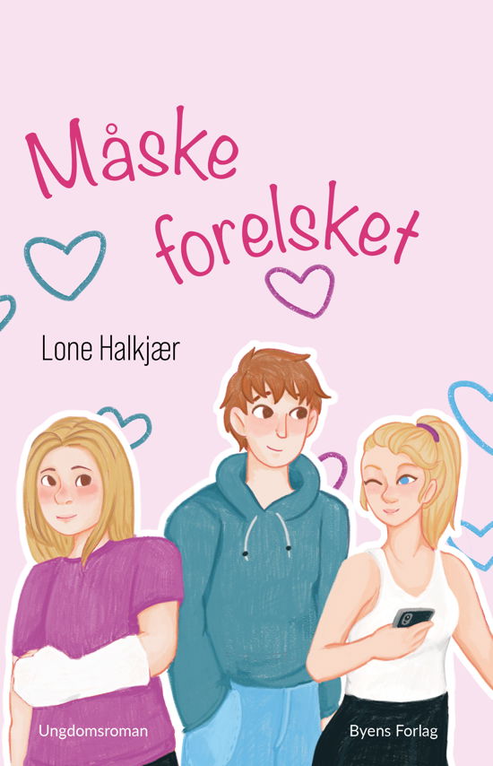 Cover for Lone Halkjær · Måske forelsket (Sewn Spine Book) [1.º edición] (2022)