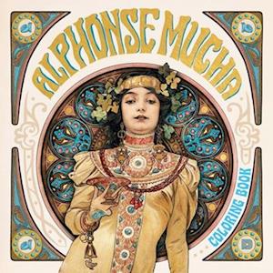 Cover for Alphonse Mucha Coloring Book (Paperback Book) (2025)