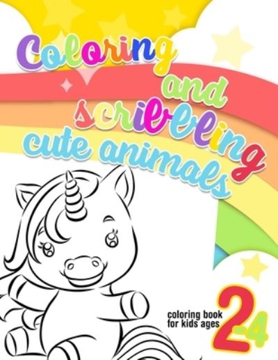 Cover for Lou &amp; Lou · Coloring and scribbling cute animals - coloring book for kids ages 2-4 (Paperback Book) (2020)