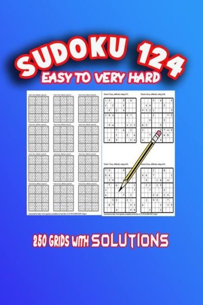 Sudoku 124 easy to very hard - Tahar Ben Med - Bøger - Independently Published - 9798646500060 - 17. maj 2020